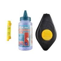 Набор для разметки: малярный шнур 10 м, пузырьковый уровень, краска разметочная 115 гр (2342) Набор для разметки: малярный шнур 10 м, пузырьковый уровень, краска разметочная 115 гр (2342)